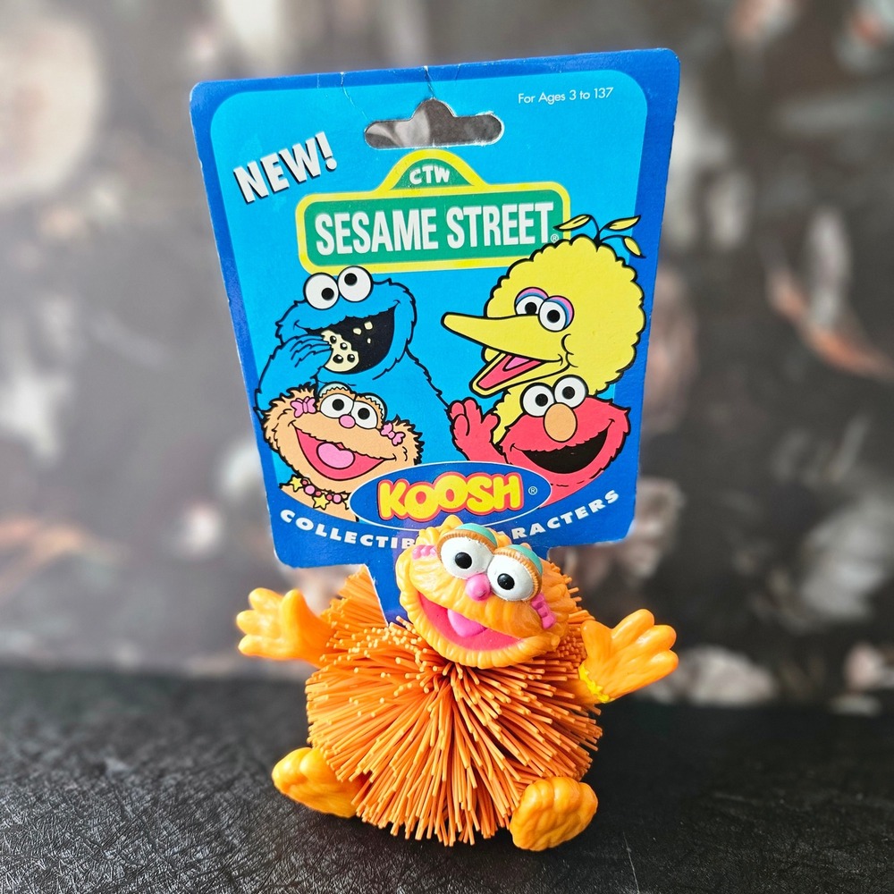 Vtg Sesame Street ZOE Koosh Ball NEW 1996 Jim Henson‎ Muppets OddzOn Products